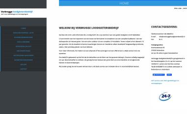 Schermafbeelding van verbruggeloodgietersbedrijf.nl