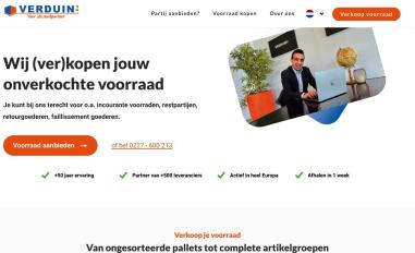 Schermafbeelding van verduinpartijhandel.nl