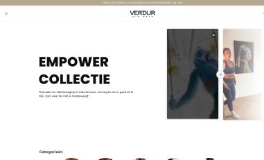 Schermafbeelding van verdurgymwear.com