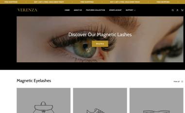 Schermafbeelding van verenza.store