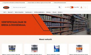 Schermafbeelding van verfhuysbreda.nl
