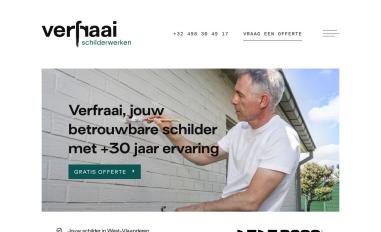 Schermafbeelding van verfraai.be