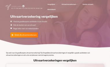 Schermafbeelding van vergelijkenuitvaartverzekeringen.nl