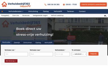 Schermafbeelding van verhuisbedrijf365.nl