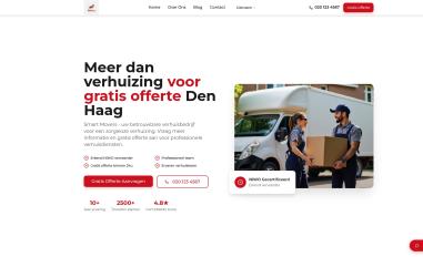 Schermafbeelding van verhuisbedrijfsmartmovers.nl
