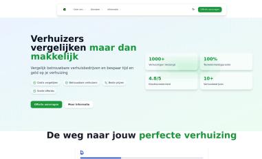 Schermafbeelding van verhuizersvergelijken.com