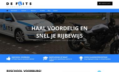Schermafbeelding van verkeersschooldeflits.nl