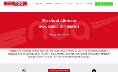 Schermafbeelding van verkeersschoolnoa.nl