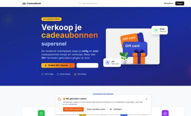 Schermafbeelding van verkoopjecadeaukaart.nl