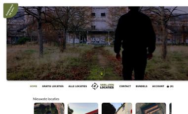 Schermafbeelding van verlatenlocaties.nl
