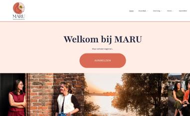 Schermafbeelding van verloskundigenpraktijkmaru.nl