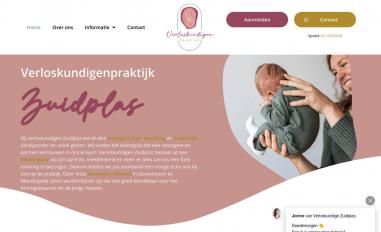 Schermafbeelding van verloskundigenpraktijkzuidplas.nl