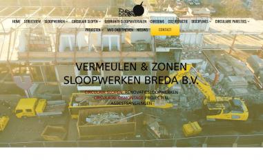 Schermafbeelding van vermeulensloopwerken.nl