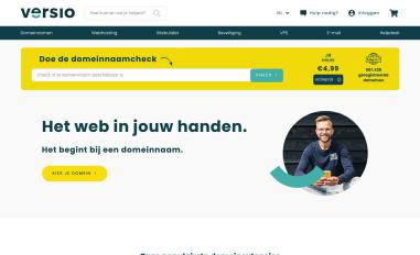 Schermafbeelding van versio.nl