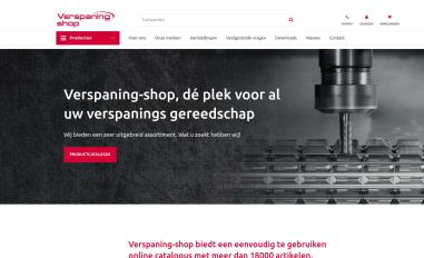 Schermafbeelding van verspaning-shop.nl