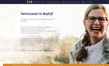 Schermafbeelding van vertrouweninbedrijf.nl
