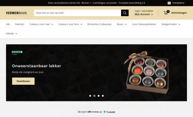 Schermafbeelding van verwenboxen.nl