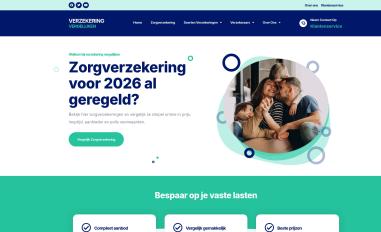 Schermafbeelding van verzekeringvergelijken.nl