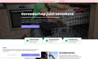 Schermafbeelding van verzekerjegereedschap.nl