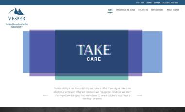 Schermafbeelding van vesper-group.com