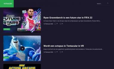 Schermafbeelding van vgtrailers.nl