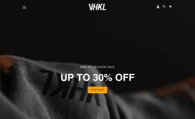 Schermafbeelding van vhkl.nl