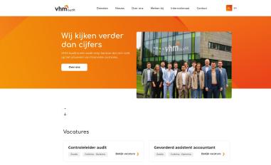 Schermafbeelding van vhmaudit.nl