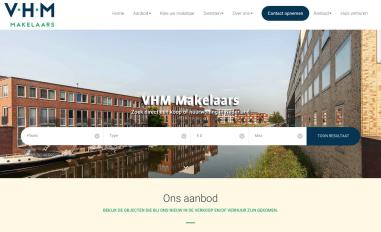 Schermafbeelding van vhmmakelaars.nl