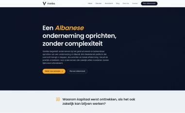 Schermafbeelding van viaalba.nl