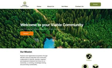 Schermafbeelding van viable-community-web.vercel.app