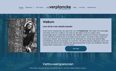 Schermafbeelding van viaverplancke.nl