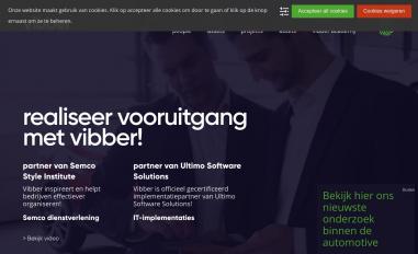 Schermafbeelding van vibber.nl