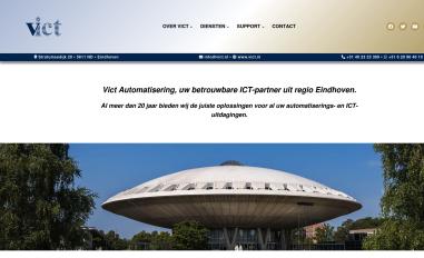 Schermafbeelding van vict.nl
