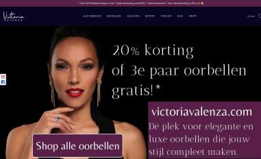Schermafbeelding van victoriavalenza.com