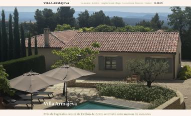 Schermafbeelding van villaarmajeva.be