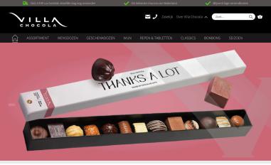 Schermafbeelding van villachocola.com