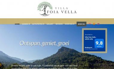 Schermafbeelding van villafoiavella.com