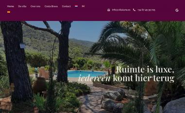 Schermafbeelding van villaluna.es