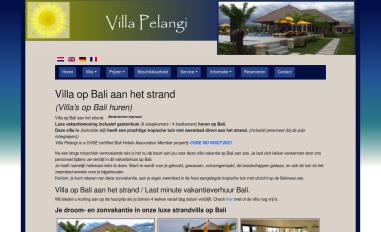Schermafbeelding van villapelangi.nl
