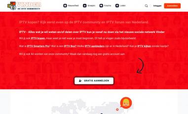 Schermafbeelding van vinder.online