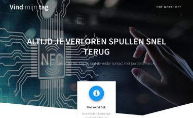 Schermafbeelding van vindmijntag.nl