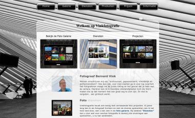 Schermafbeelding van vinkfotografie.nl