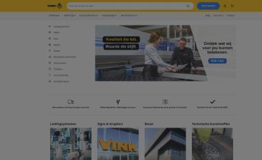 Schermafbeelding van vinkkunststoffen.nl