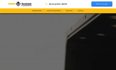 Schermafbeelding van vinktechniek.nl