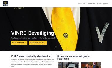 Schermafbeelding van vinro.nl