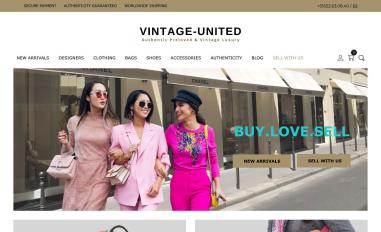 Schermafbeelding van vintage-united.com