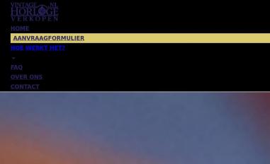 Schermafbeelding van vintagehorlogeverkopen.nl