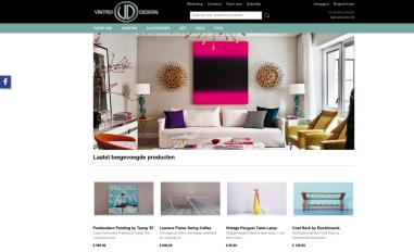 Schermafbeelding van vintro-design.nl