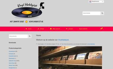 Schermafbeelding van vinylhobbyist.nl