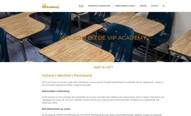 Schermafbeelding van vip-academy.nl
